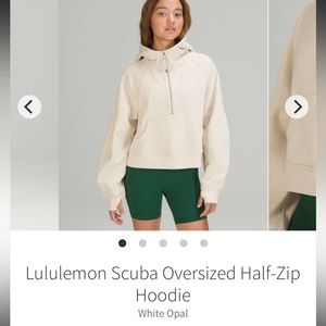 LULULEMON SCUBA OVERSIZED HALF-ZIP HOODIE